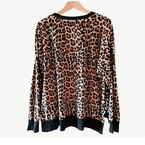 Secret Treasures Trendy Leopard Lounge Loungewear Animal Print  Set SZ XL - Picture 3 of 6